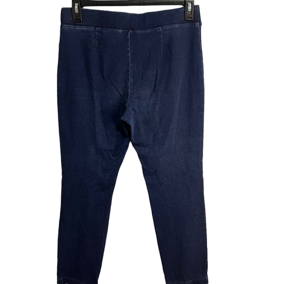 Pure Jill Jeans Women Size Small Blue Pull On Tapered Ankle Stretch Denim - Picture 9 of 11